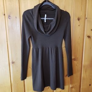 Leo & Nicole Cowl Neck Sweater Dress Tunic
